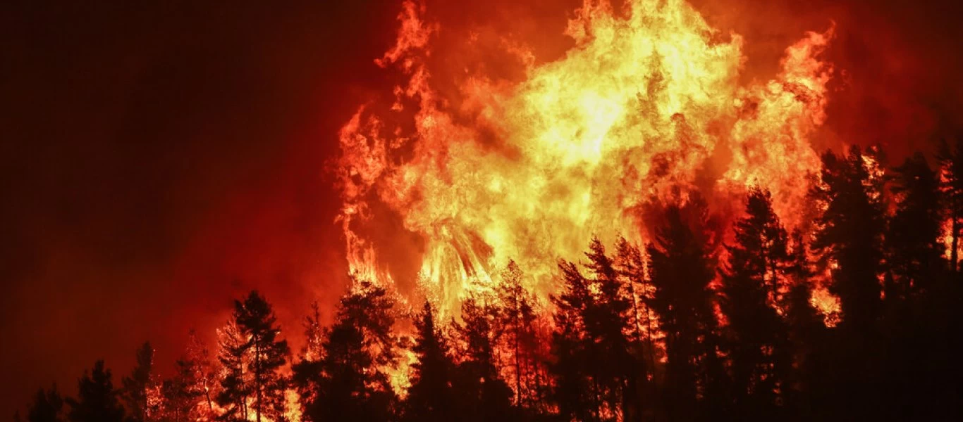 Συνεχείς αναζωπυρώσεις στην Εύβοια από τον Άγιο Νικόλαο μέχρι το Πευκί: Η φωτιά καίει ό,τι απέμεινε